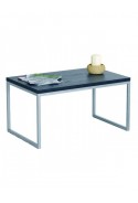 Tavolino in ferro con ripiano in legno DM.01002